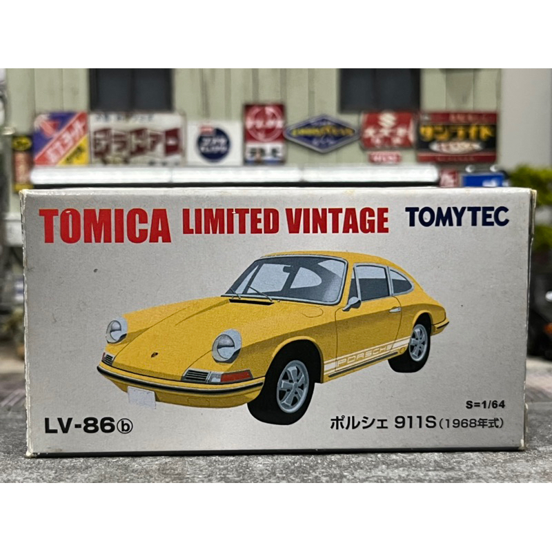 Tomytec TLV LV-86b Porsche 911 S 保時捷 Tomica 老蛙 絕版