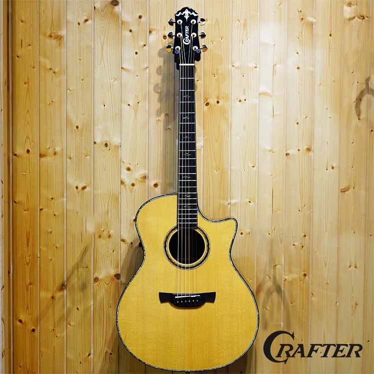 嚴選二手 韓廠 Crafter GLXE 4000/RS 全單板 木吉他 (含原廠case)【又昇樂器.音響】