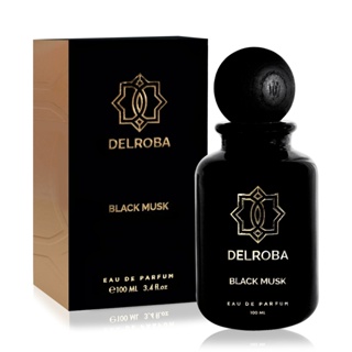 DELROBA BLACK MUSK黑色麝香男性淡香精 100ML (原廠公司貨)