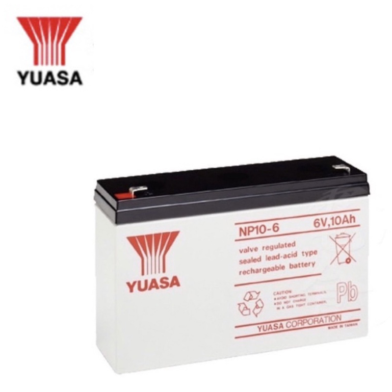 湯淺YUASA NP10-6 6V10Ah密閉式鉛酸電池 電動玩具車 兒童電動車 電子秤 UPS楊梅電池