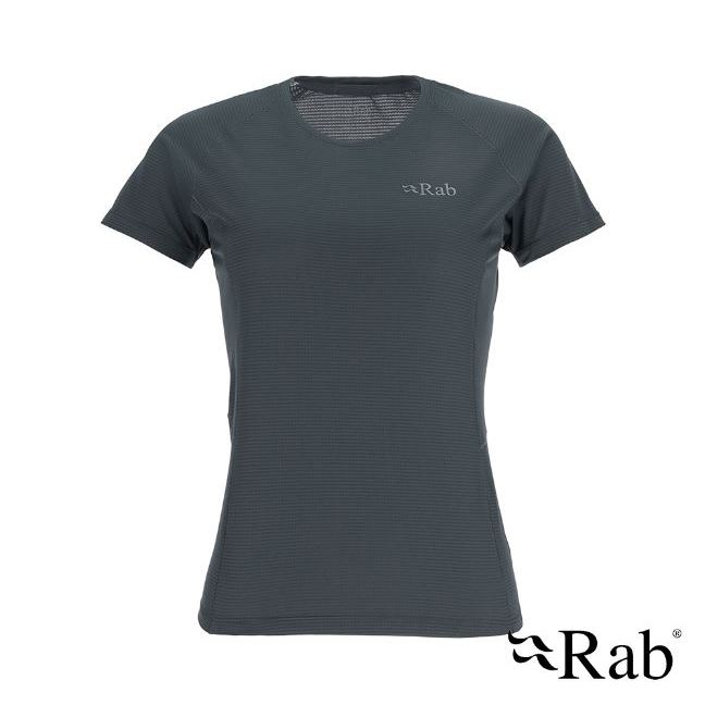 Rab Sonic Tee Wmns 女 短袖透氣排汗衣 QBL-02 鯨魚灰 圓領 短t 休閒T恤 【陽昇戶外用品】