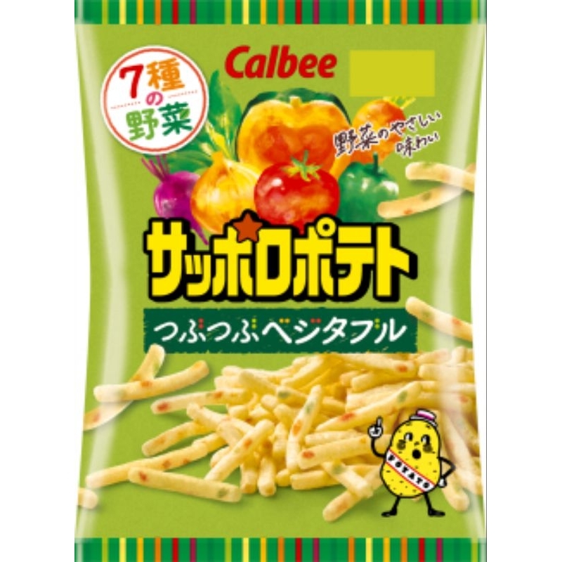 🔥現貨🔥🇯🇵日本 Calbee卡樂比 馬鈴薯薯條 蔬菜薯條 七種蔬菜 安心零食
