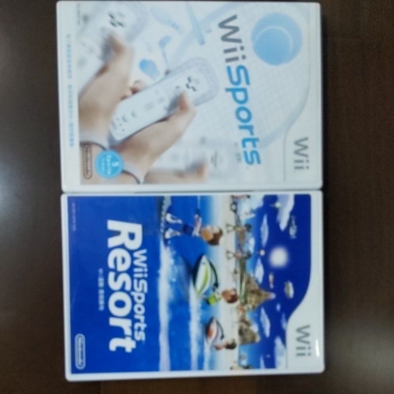 【二手】wii運動度假勝地原版中文版wii運動二件合購(蝦皮店到店免運)