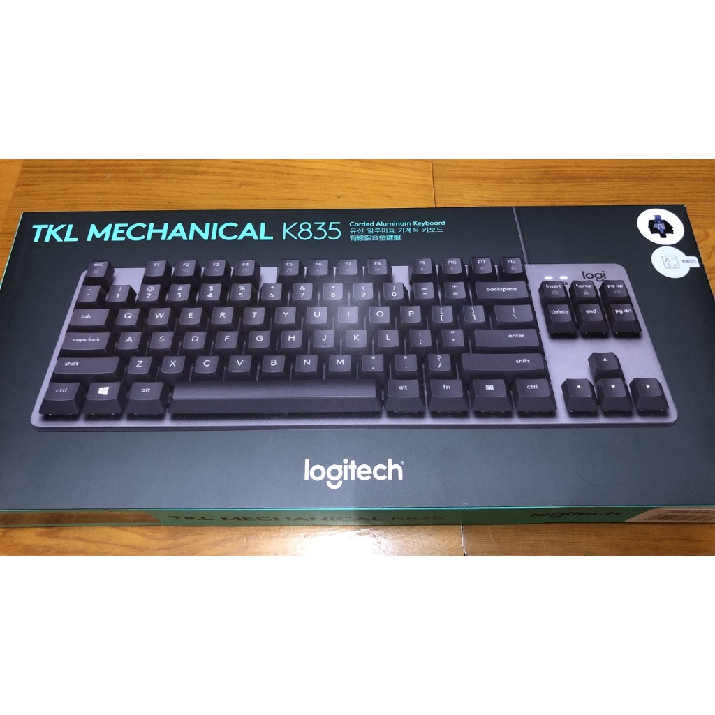 Logitech 羅技 K835 TKL  機械 鍵盤 (青軸)