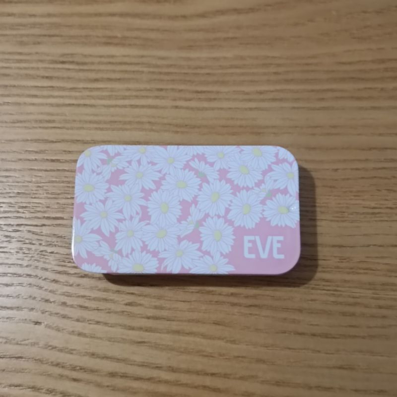 日本 EVE 花花造型款鐵盒 收納盒 （無內容物）