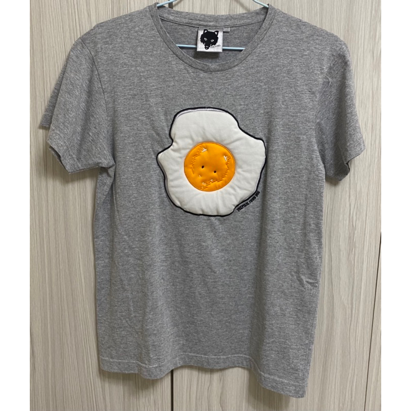轉賣二手🚩FOX PIXEL🚩灰色荷包蛋造型T恤