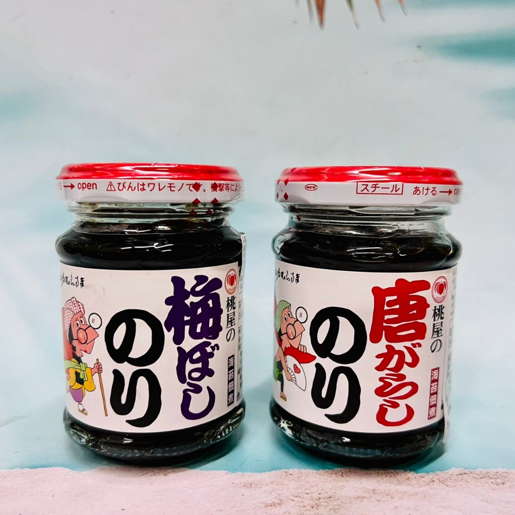 日本 桃屋 梅子海苔醬  唐辛子海苔醬 105g 海苔醬 海苔佃煮