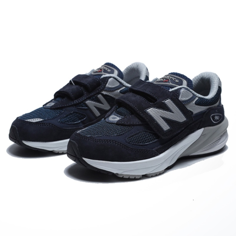 NEW BALANCE 童鞋NB990深藍麂皮PV990NV6