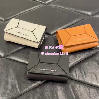 紋路設計短夾 🌟【開立發票🧾】❤️ELSA代購❤️新加坡小CK品牌專櫃正貨代購CK6-10770623