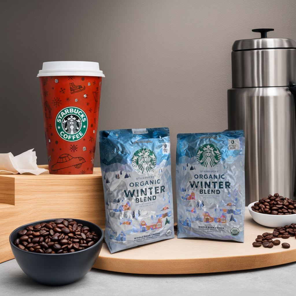 [台灣現貨]Starbucks 星巴克有機咖啡豆中烘培冬季限定版[美國好市多專賣版]