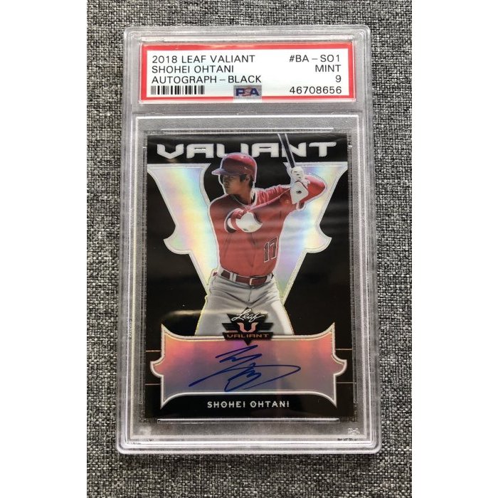 2018 Leaf 大谷翔平 Shohei Ohtani RC 限量5張 PSA 9 新人年 簽名卡 棒球卡 球員卡 卡