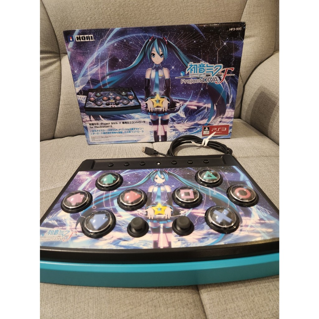 (蝦皮免運) PS3 初音未來 HORI 初音控制器 初音名伶計畫DIVA 大搖 (可插PC) (二手九成新)