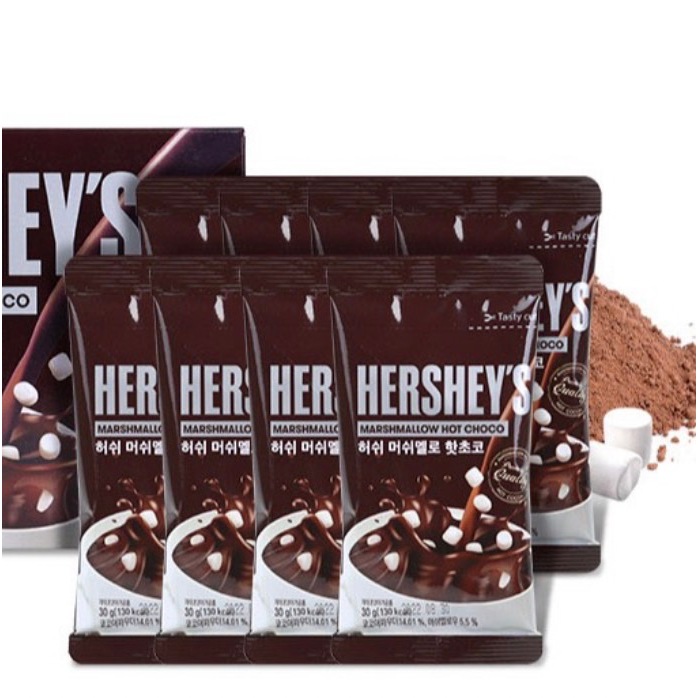 [韓國美食] Hershey's 好時熱飲棉花糖可可粉 巧克力粉 零食 牛奶沖泡飲品 沖泡粉 Hersheys