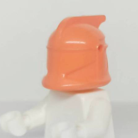 &lt;樂高人偶小舖&gt;正版樂高LEGO全新 特殊15 頭飾 帽子 頭盔 亮橘 星戰 城堡 士兵 騎士 人偶 配件
