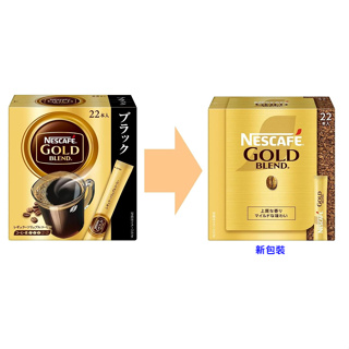 *現貨*Na日本代購 日本版 雀巢 Nescafe Gold Blend 金牌 即溶 中焙 黑咖啡 22入