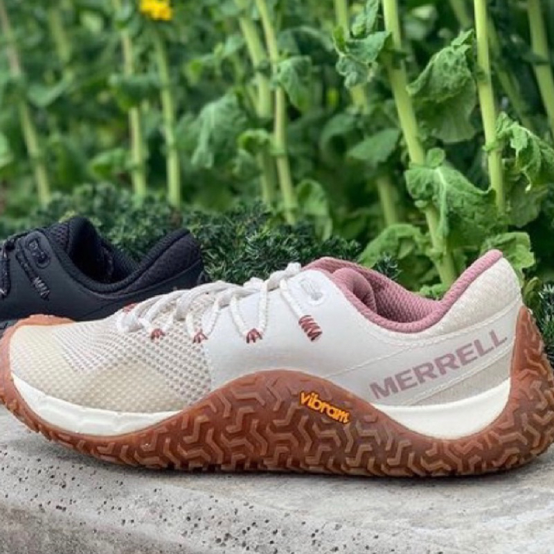 Merrell 邁樂 戶外鞋 Vapor Glove 6 女鞋 白 紅 赤足 登山 健走 郊山 黃金大底 輕量