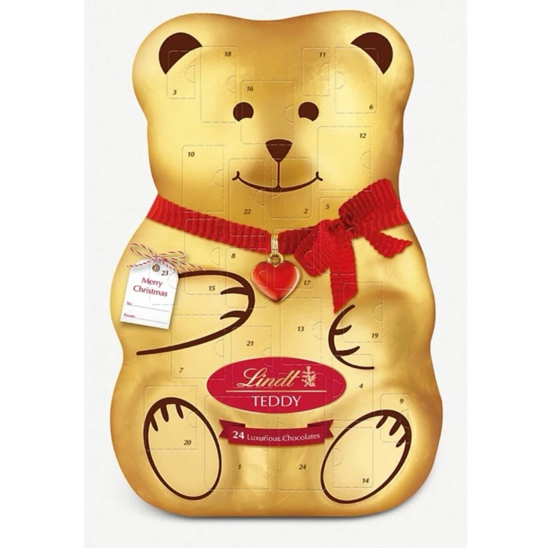 Lindt 2023teddy巧克力聖誕倒數月曆