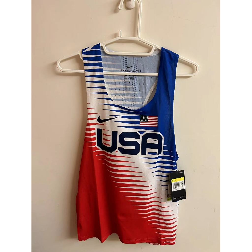 US SIZE S  NIKE TEAM USA 東京奧運  美國隊 跑步 田徑背心 美國帶回 台灣無售