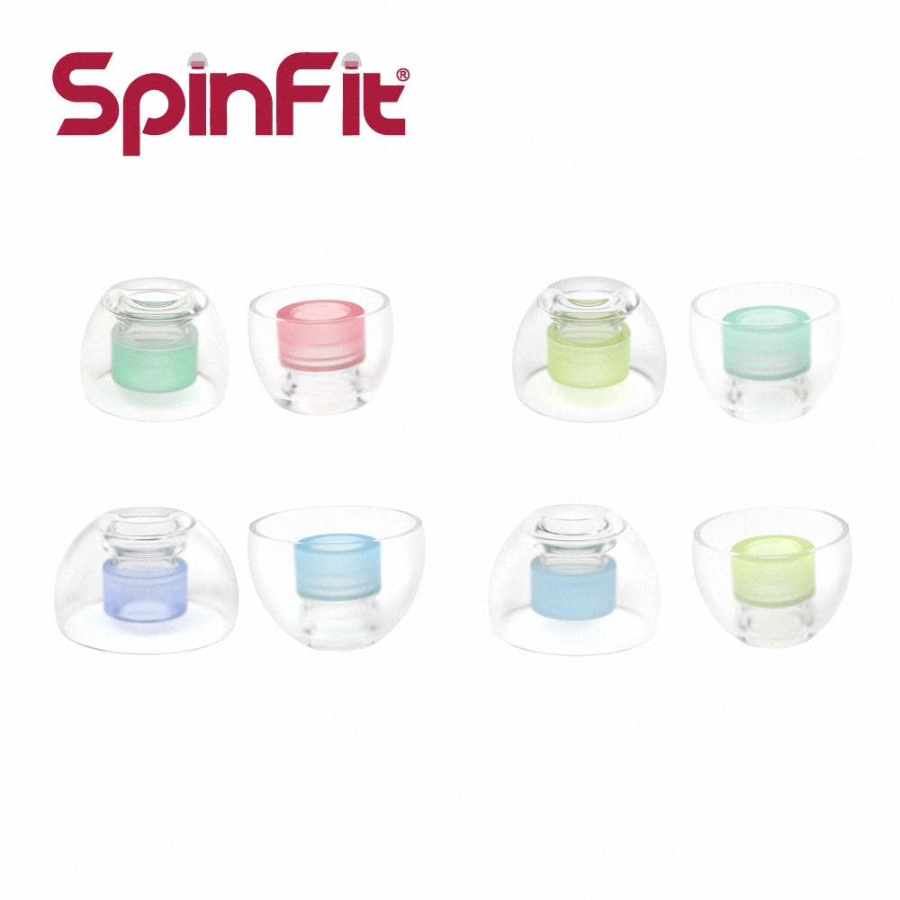 SpinFit CP360 矽膠耳塞-真無線藍牙耳機專用｜1卡內附2對不同尺寸