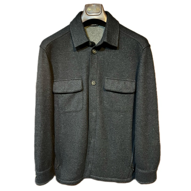 【ROOM 3703】 Loro Piana Cashmere jacket 羊毛 極深藍色 外套 M號