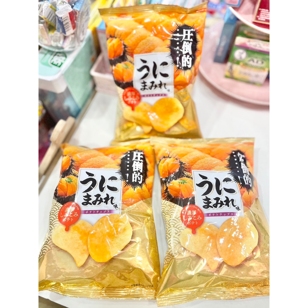 ☆新品現貨區2311☆山方製菓 洋芋片 海膽風味