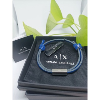 💥速出貨💥情人節禮物歐洲帶回Armani EXchange皮革手環