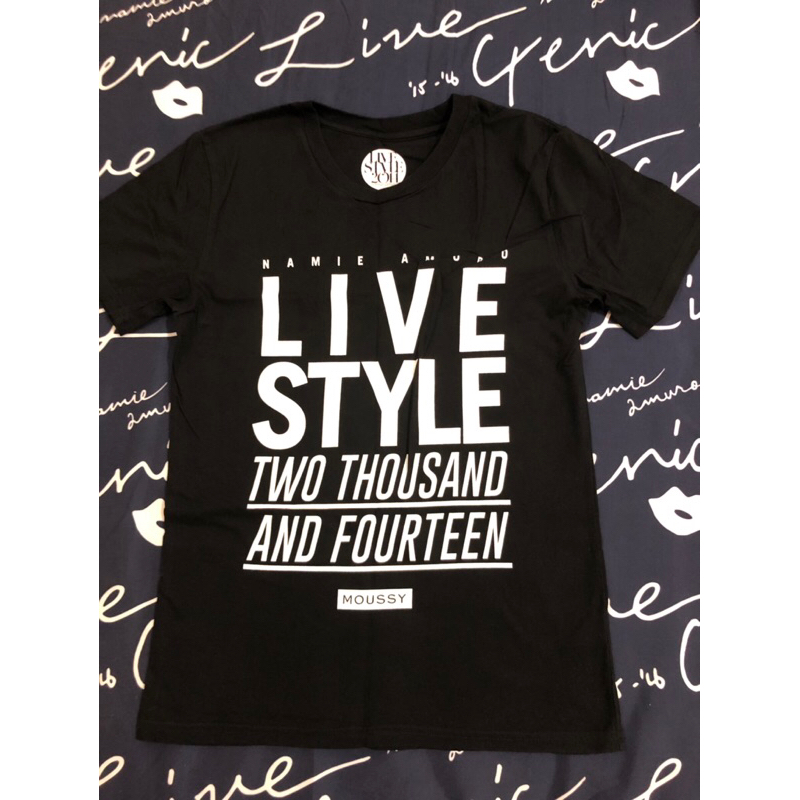 安室奈美惠 Amuro Namie Live style 2014 周邊商品  T-shirt 短T T恤 衣服