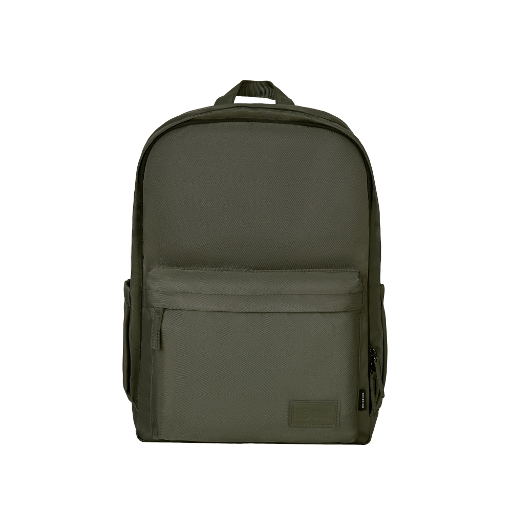 【HC STORE】灰綠色海豹-雙主袋防潑水後背包