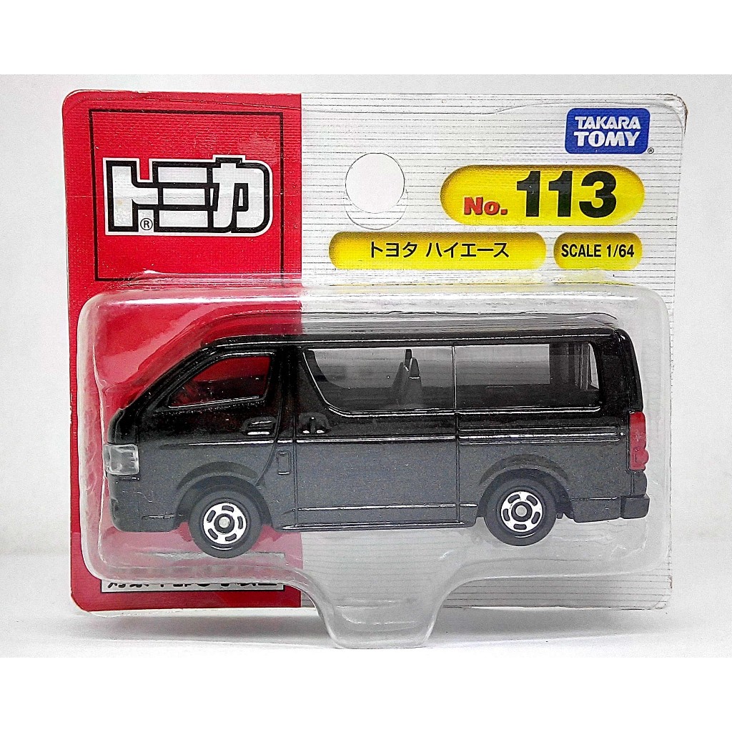 TOMY TOMICA NO.113 113 豐田 TOYOTA HIACE 海力士 箱型車 商用車 吊卡