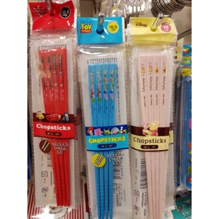🚛24小時出貨-日本代購 迪士尼 環保塑料筷子 2副/組