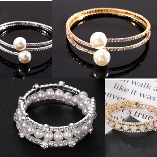 韓式手環[BaLa手環］珍珠手環手鐲水鑽手環超閃亮手鍊手環