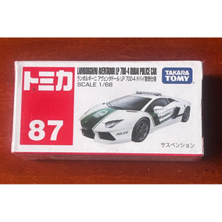 ｛愛車屋｝ TOMICA 多美 全新現貨NO.87藍寶堅尼 LP 700-4（杜拜警車版）