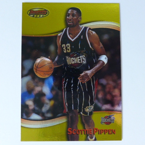 ~ Scottie Pippen ~名人堂/天下第二人/皮本.皮朋 1999年Bowmans金屬設計.NBA籃球卡