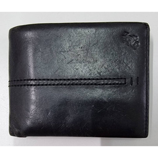 二手Agnes B Voyage Wallet Black Leather黑色真皮短夾