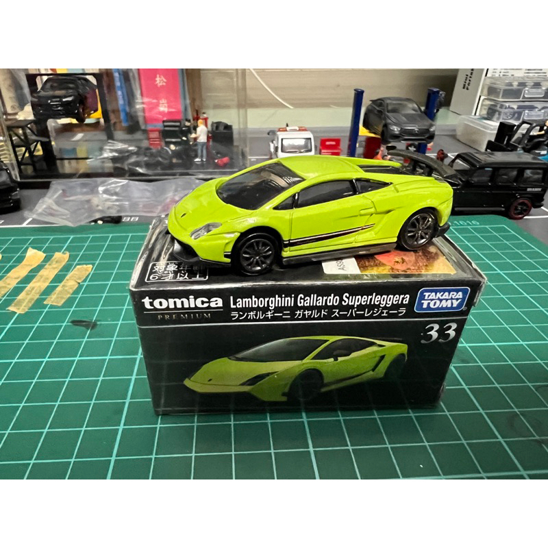 Tomica 黑盒33 綠色lamborghini gallardo