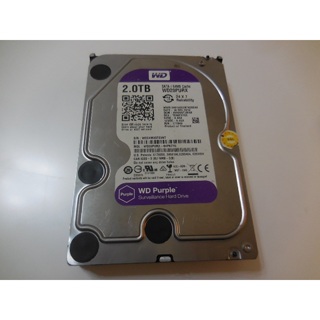 (二手) WD<紫標>3.5吋硬碟~2TB(2000GB)SATA~型號WD20PURX-64P6ZY0 <183>