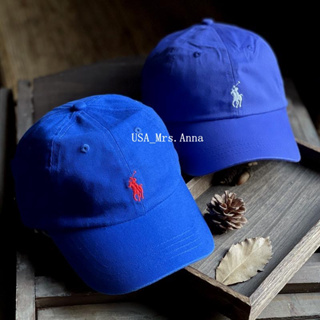 🔥Anna美國代購🇺🇸 Polo Ralph Lauren 小馬 經典款 刺繡logo 藍 鴨舌帽 棒球帽 軟頂 可調節