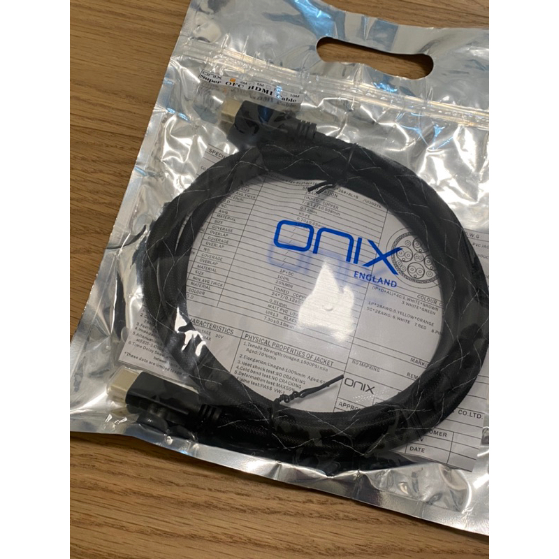 英國ONIX 無氧銅OFC HDMI線 2米 2M HDMI連接線