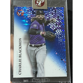 2022 topps pristine Charlie Blackman 封殼限量卡 限量75