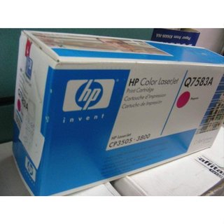 2011年藍白包HP 503A 紅色 Q7583A 原廠碳粉匣 適用3800/CP3505