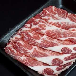 【丁丁肉舖】台灣頂級黑豬 梅花肉 火鍋肉片 250g