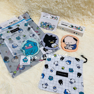💓［千選物］現貨 日本390商店 三麗鷗 厭世男團 人魚漢頓 酷企鵝 帕恰狗 大眼蛙 收納袋 帆布包 洗衣袋 貼紙 禮物