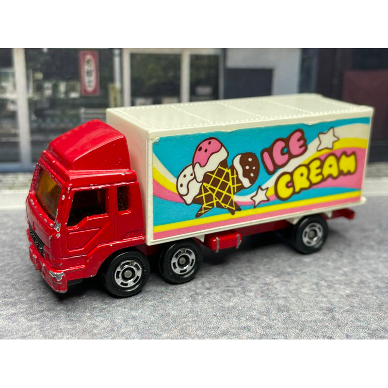日本製 ）TOMICA TOMY No.7 7 Fuso Truck 冰淇淋 貨車 物流車 冷凍車 卡車 貨櫃車 多美