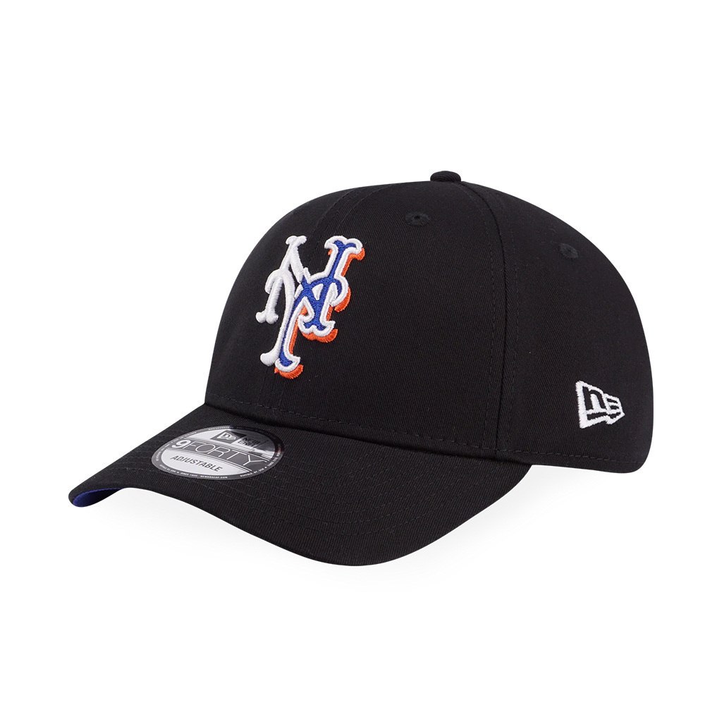 NEW ERA 940 9FORTY 棒球帽 MLB SPLIT LOGO 紐約大都會 黑 NE13529347