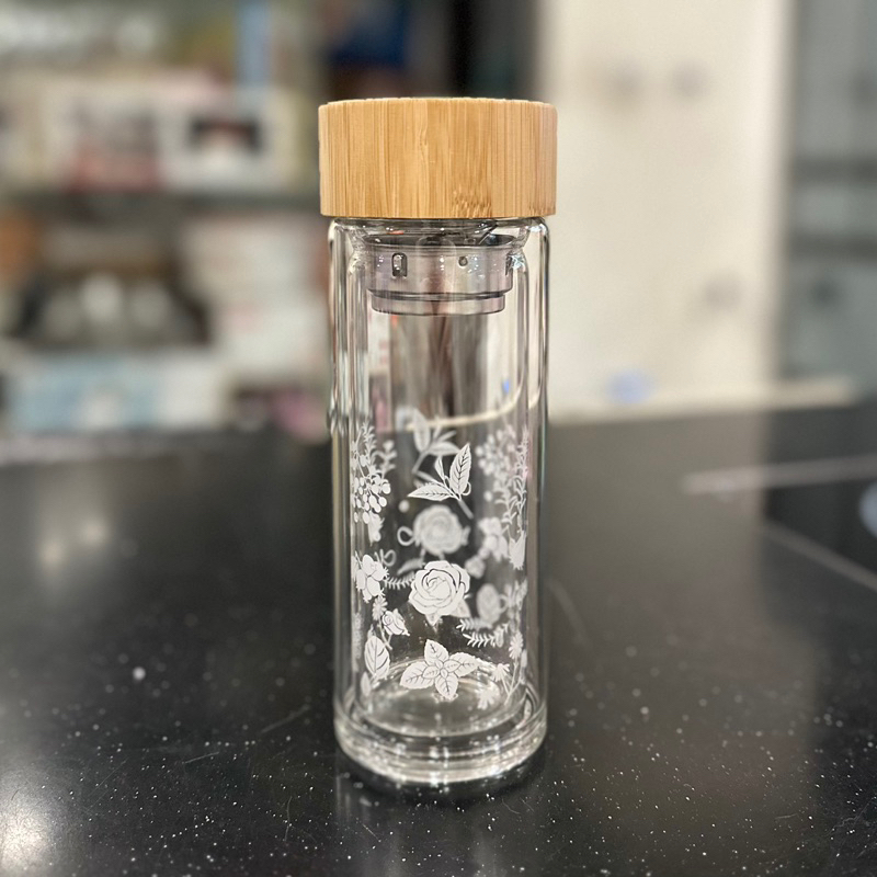 曼寧 香草雙層 玻璃瓶 隨行杯 水壺 水瓶