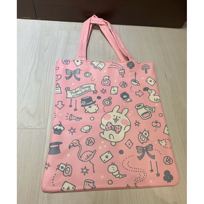 Kanahei 卡娜赫拉 粉紅色 手提袋 手提包 魔術 魔法 粉紅色 粉紅兔兔 P助 文青 休閒 包包 提包 提袋
