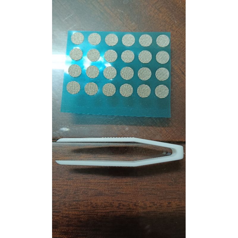 導電膠帶 導電布 圓形免剪 遙控器 按鍵修復 DIY (一張24個)(送一個塑膠夾)