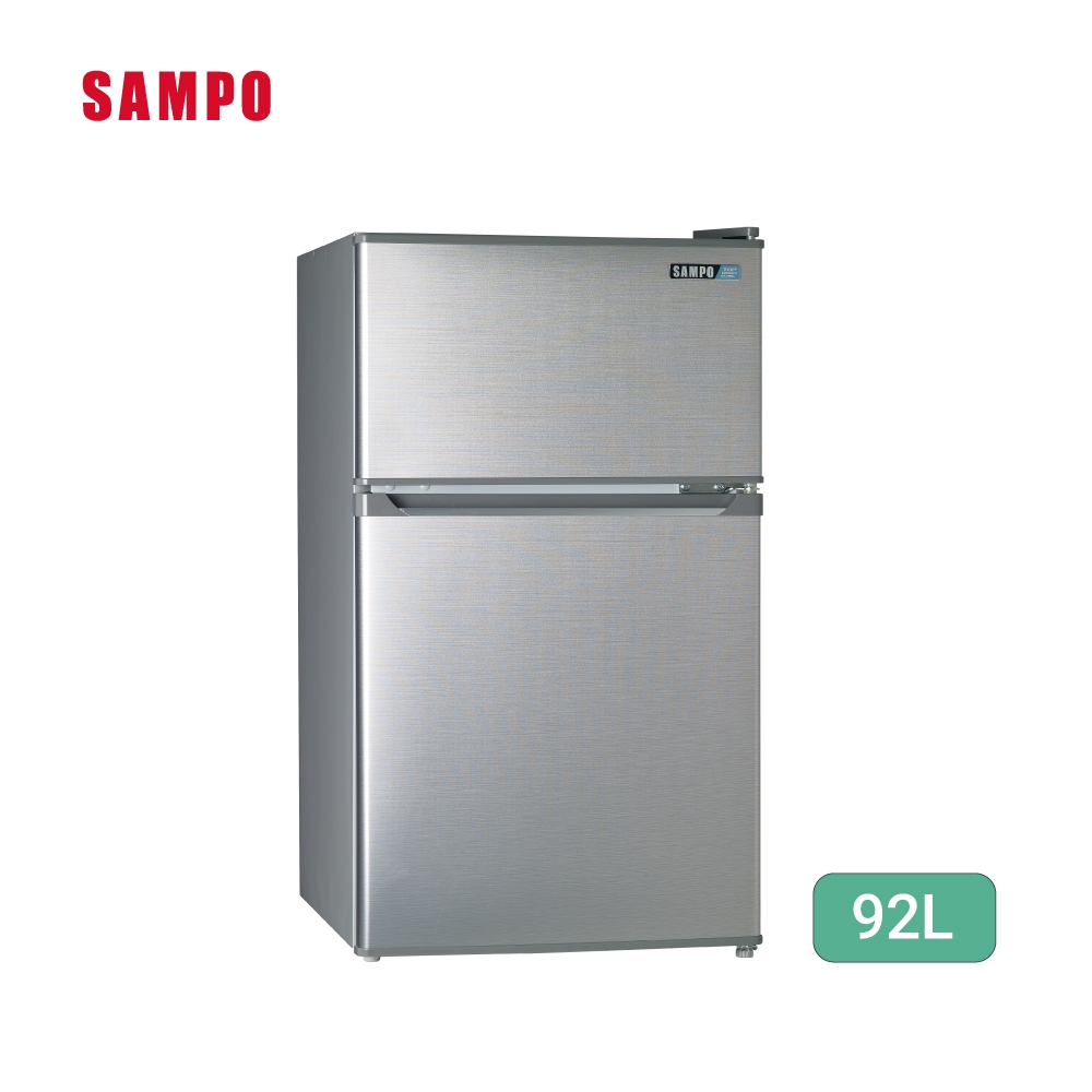SAMPO聲寶 92L 定頻雙門一級能效冰箱 SR-C09G 含基本安裝 運送 回收舊機