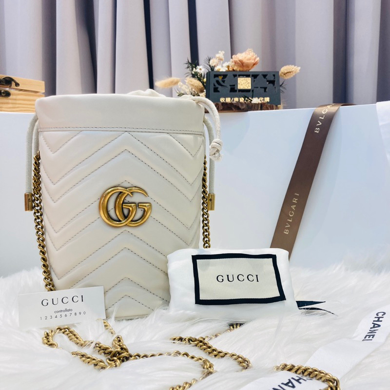 GUCCI Marmont mini 水桶包