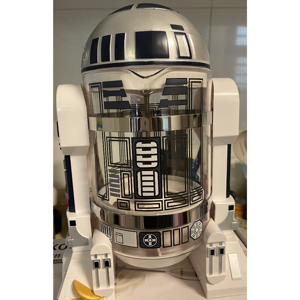 【現貨】星戰R2D2機器人迷妳家用手沖咖啡機 咖啡壺保溫壺摩卡法壓壺星球大戰